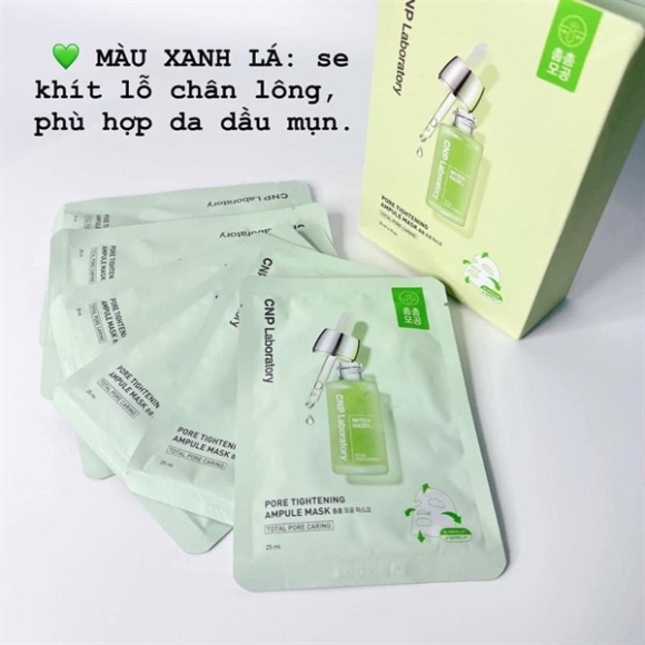 NẠ CNP XANH LÁ DA DẦU MỤN