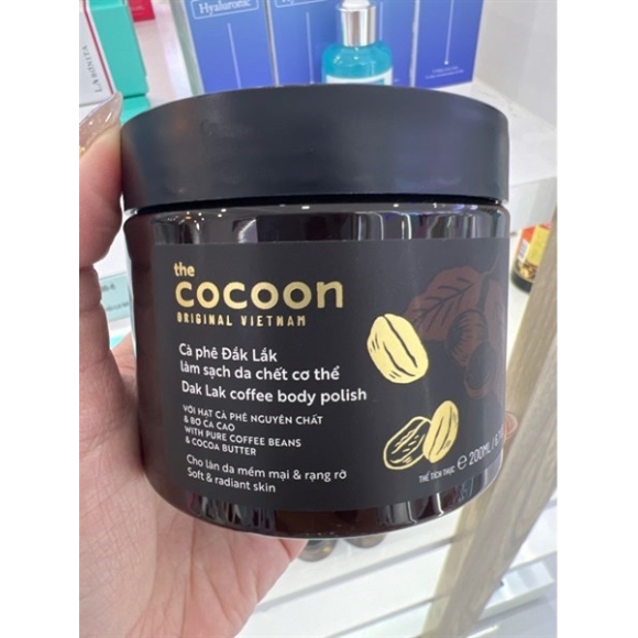 TẨY DA CHẾT BODY COCOON COFFEE BODY 200ML