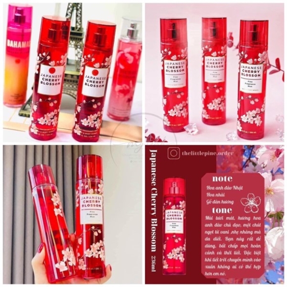 Xịt BBW Japanese Cherry 70ml