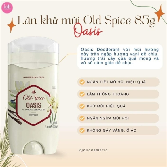 LĂN OLD SPICE OASIS NỮ