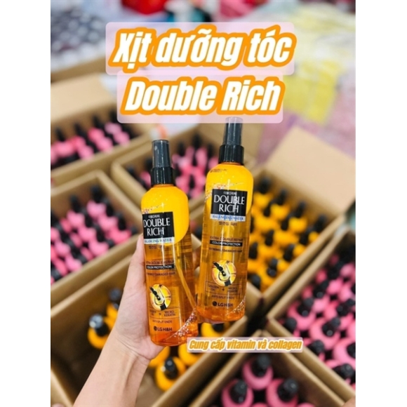 Xịt thơm dưỡng tóc Double Rich #Vàng