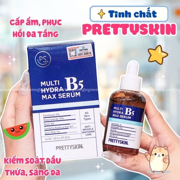 SERUM B5 PRETTYSKIN DẦU MỤN