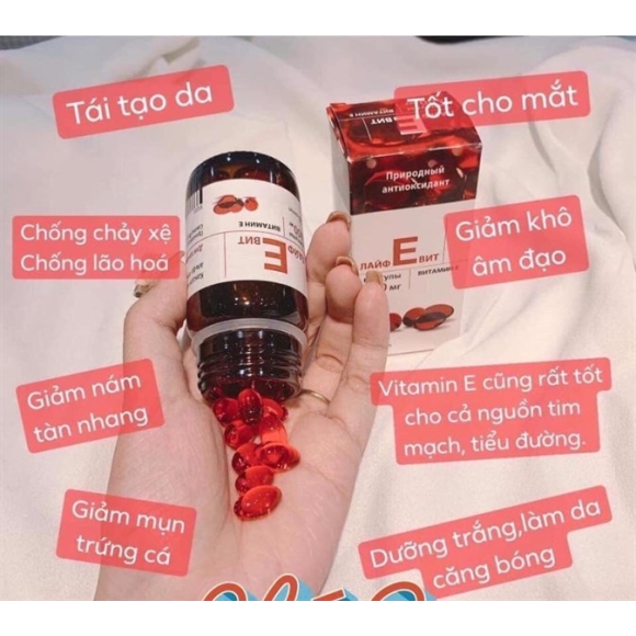 VITAMIN E ĐỎ NGA 400MG #30v