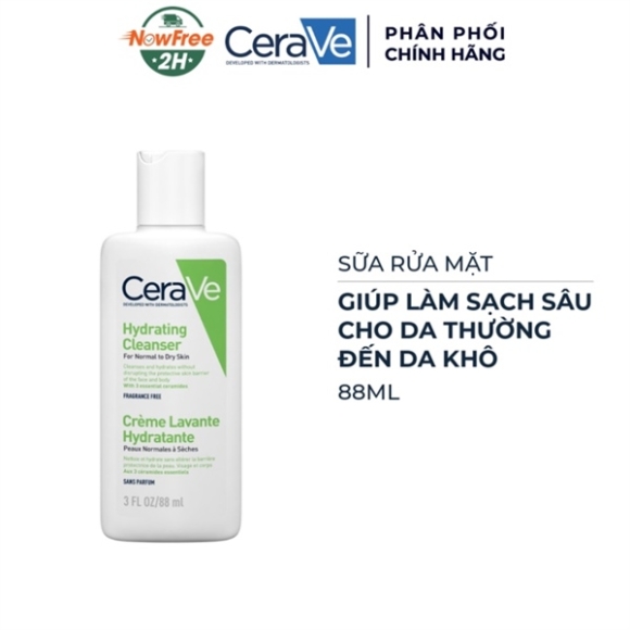 SỮA RỬA MẶT CERAVE DA KHÔ 88ML