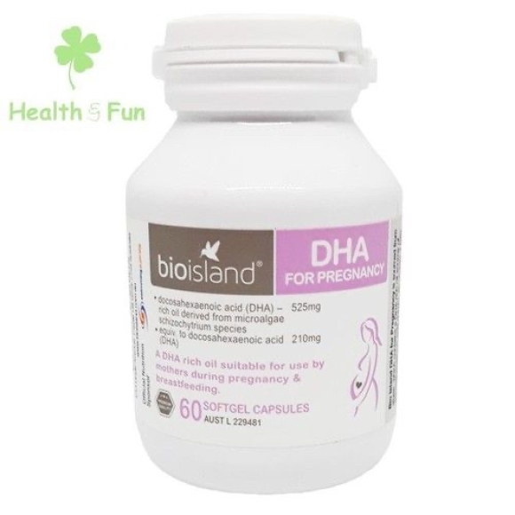 Vitamin bà bầu DHA Bioisland (60v)