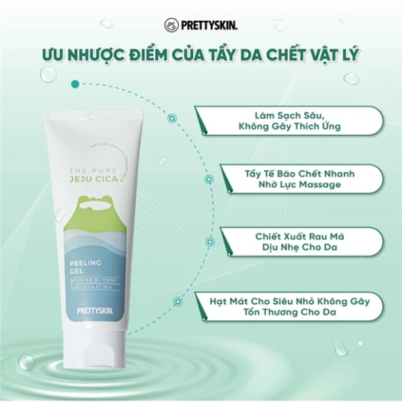 TẨY DA CHẾT RAU MÁ PRETTYSKIN 150G