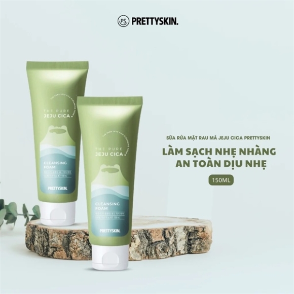 SỮA RỬA MẶT RAU MÁ PRETTYSKIN 150G