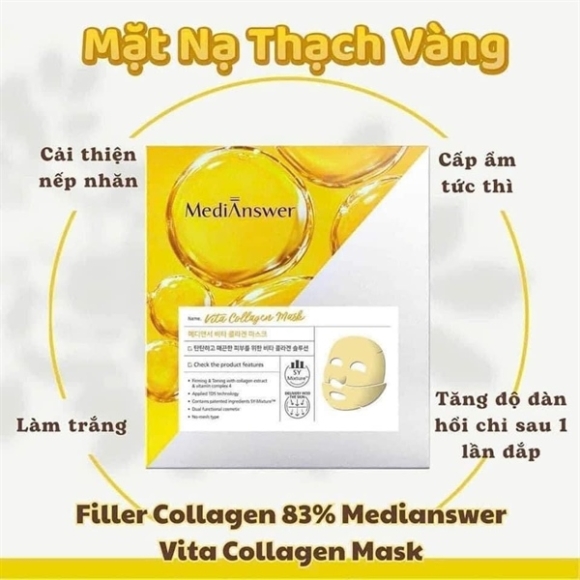 NẠ THẠCH VÀNG MEDIANSWER 1HỘP