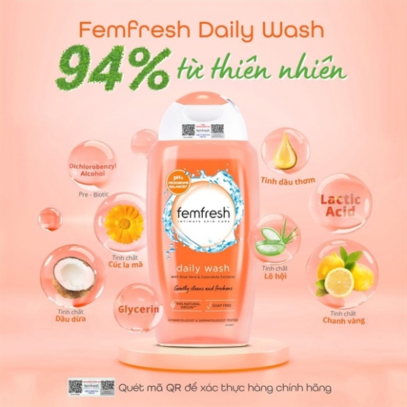 DUNG DỊCH VỆ SINH FEMFRESH CAM 250ML