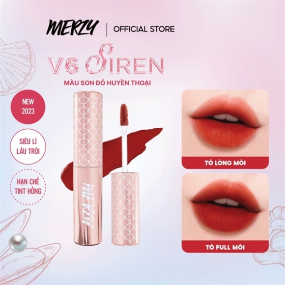 SON MERZY V6 VỎ HỒNG