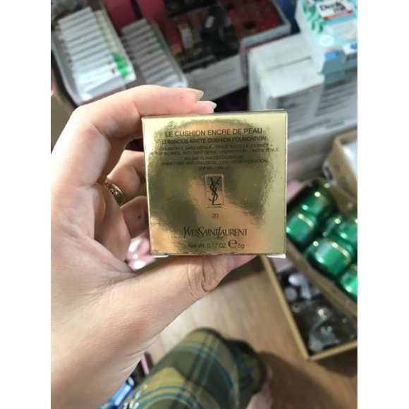 Cushion Ysl Mini 5g vỏ đen tone 20