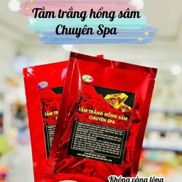 TẮM TRẮNG HỒNG SÂM