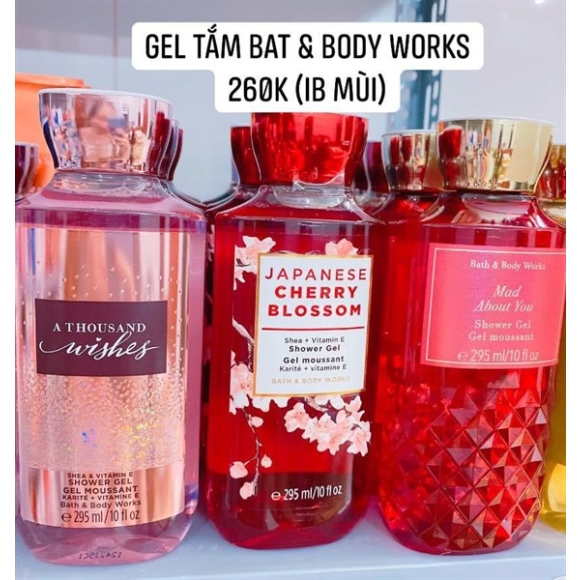 Gel tắm Mist Bat & Body Works