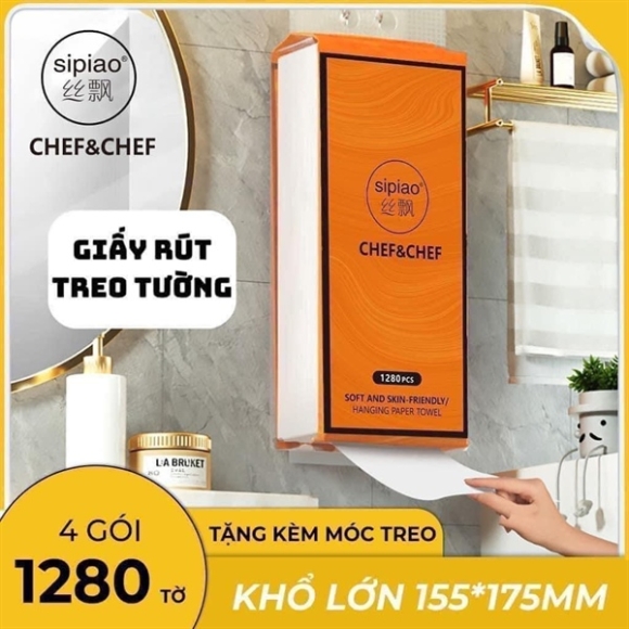 Giấy Rút Cheerful 1280 tờ