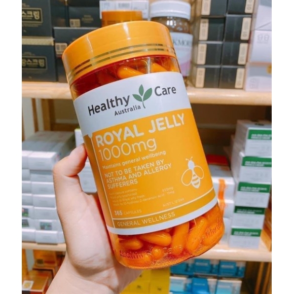 Sữa ong chúa Healthy Care Royal Jelly 1000, 365 viên