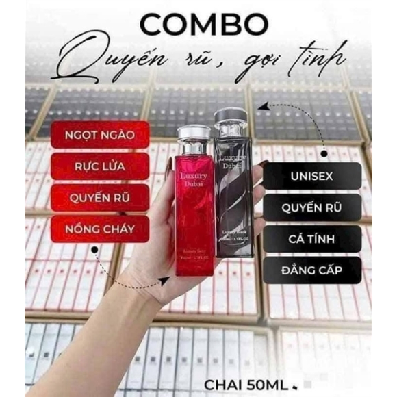 NƯỚC HOA LUXURY DUBAI ĐEN 50ML